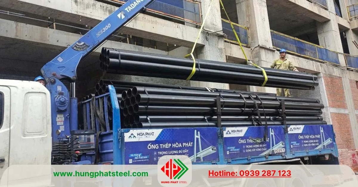 Ống thép Hòa Phát phi 114