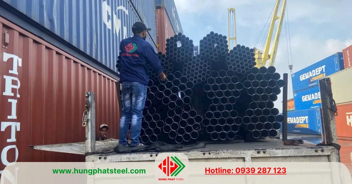 Ống thép Hòa Phát phi 114