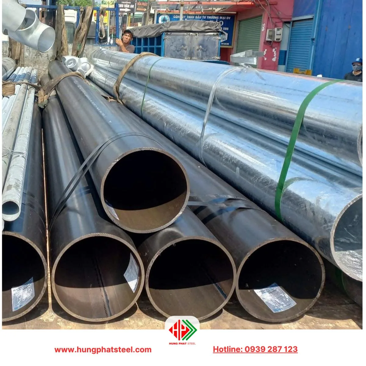 Ống thép Hòa Phát phi 273