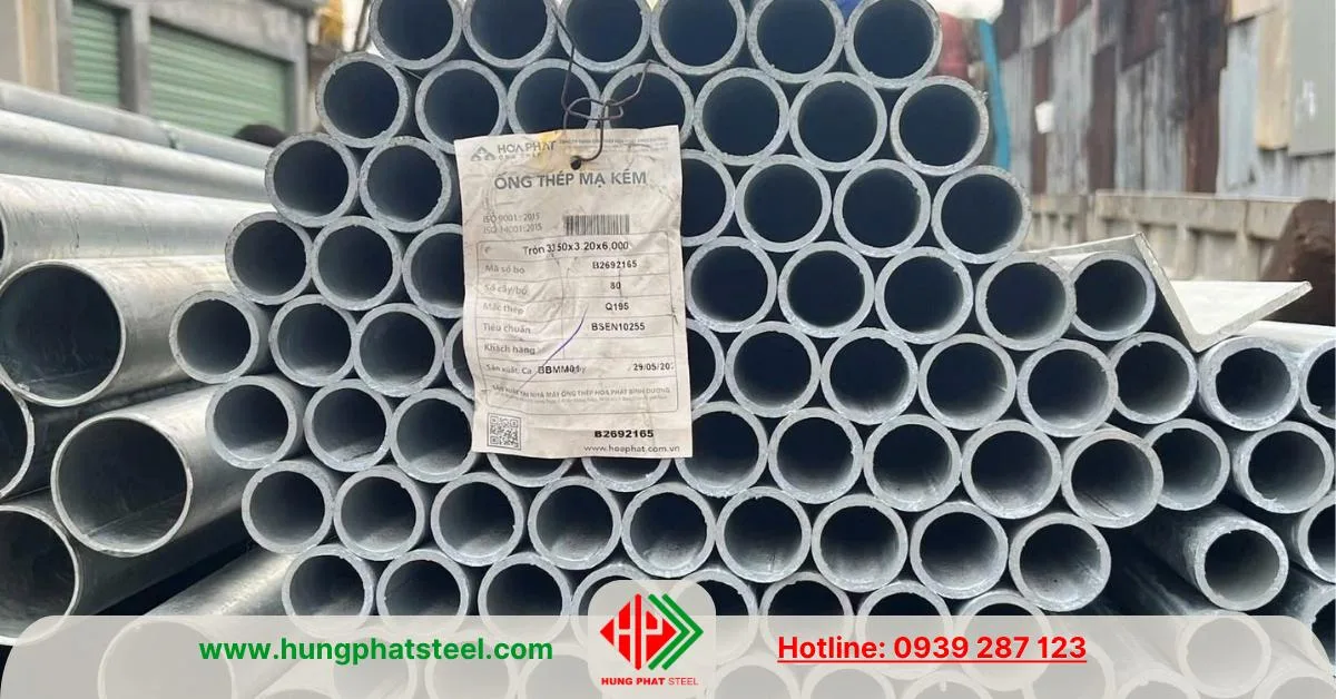 Ống thép Hòa Phát phi 34 (33.5mm)