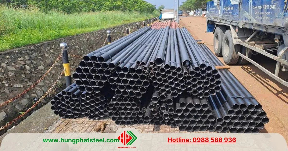 Ống thép Hòa Phát phi 73