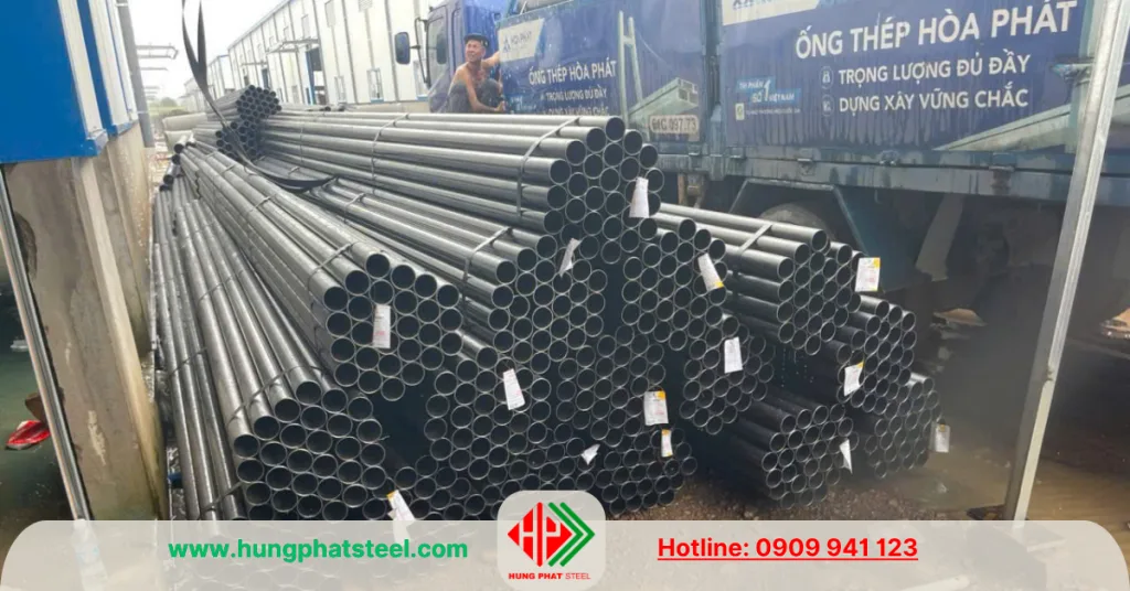 Ống thép Hòa Phát phi 76 (27 cây bó)