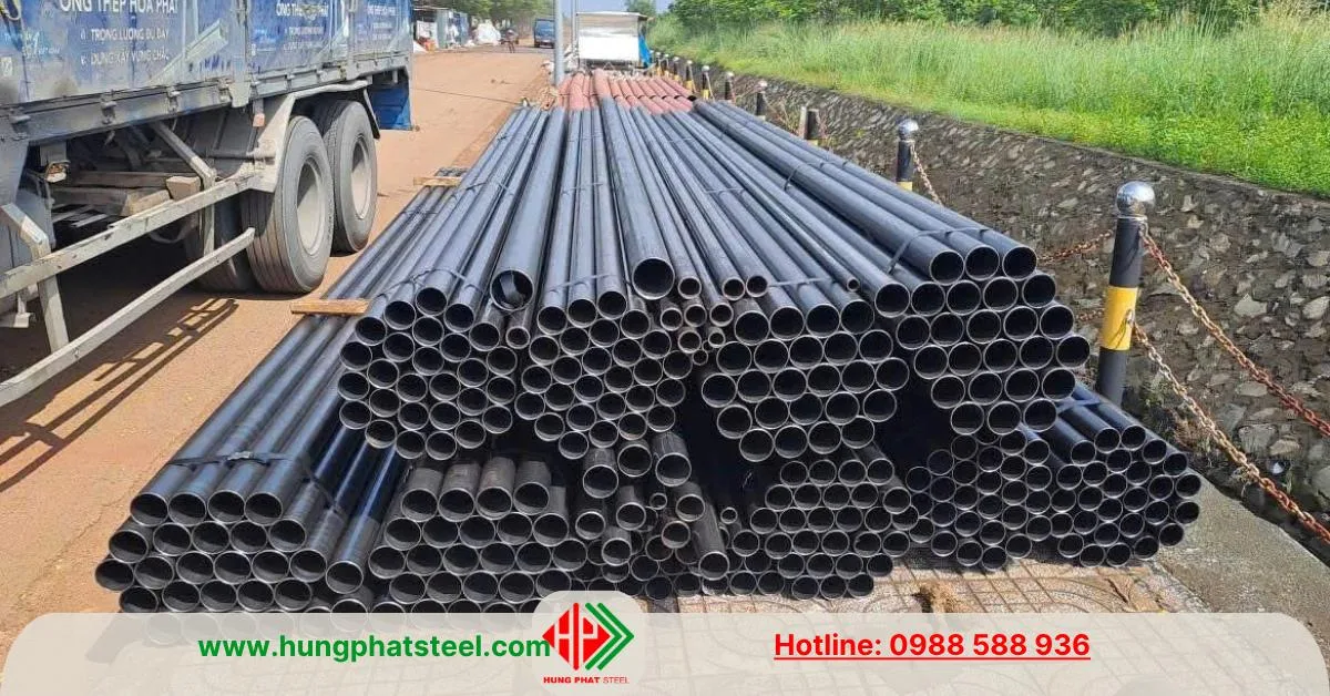 Ống thép Hòa Phát phi 76 (75.6mm)
