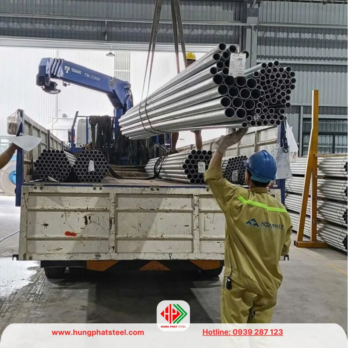 Ống thép Hòa Phát phi 76 (75.6mm)