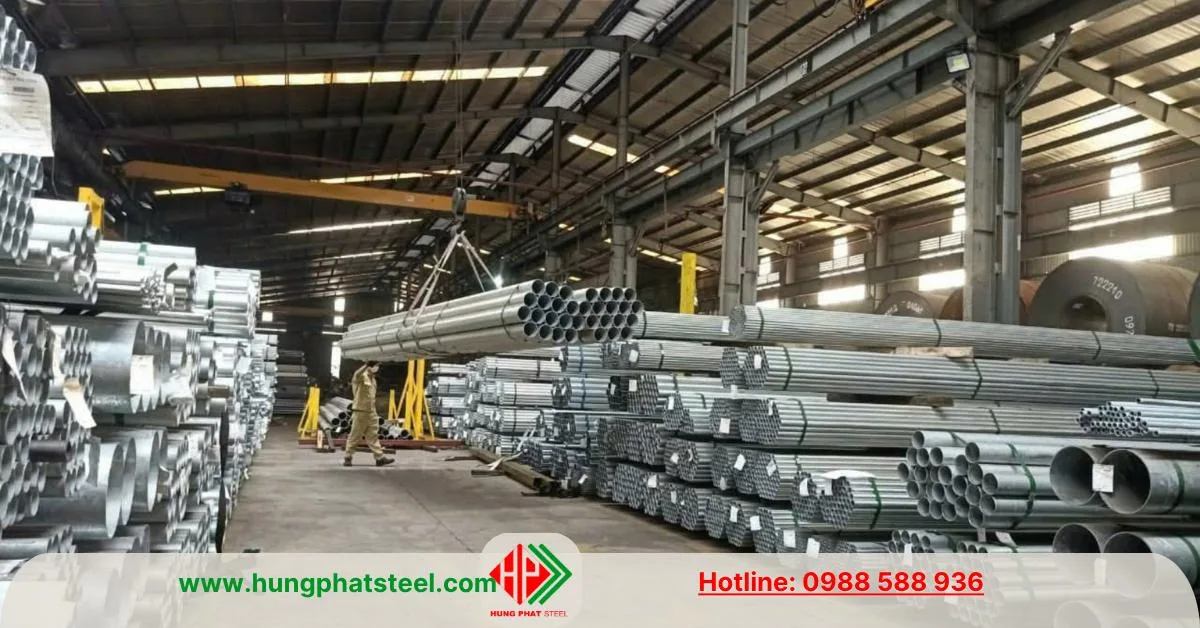 Ống thép Hòa Phát phi 76 (75.6mm)