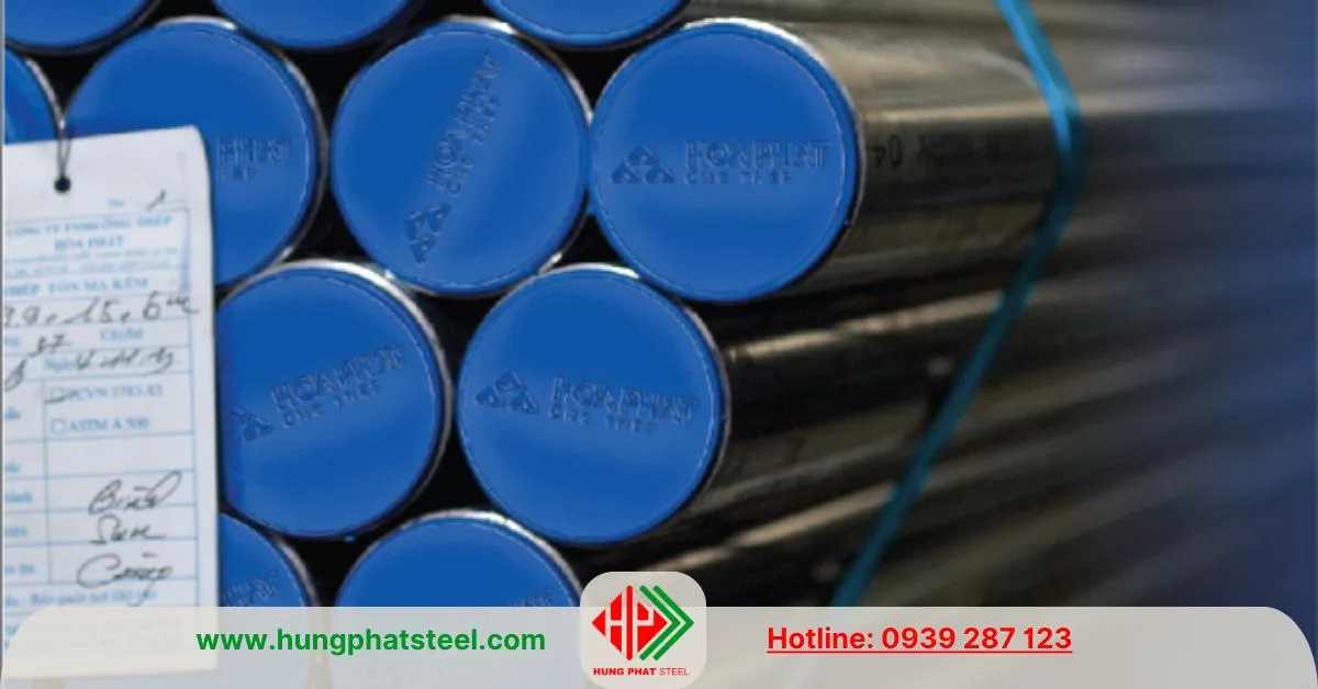 Ống thép đen Hòa Phát phi 90
