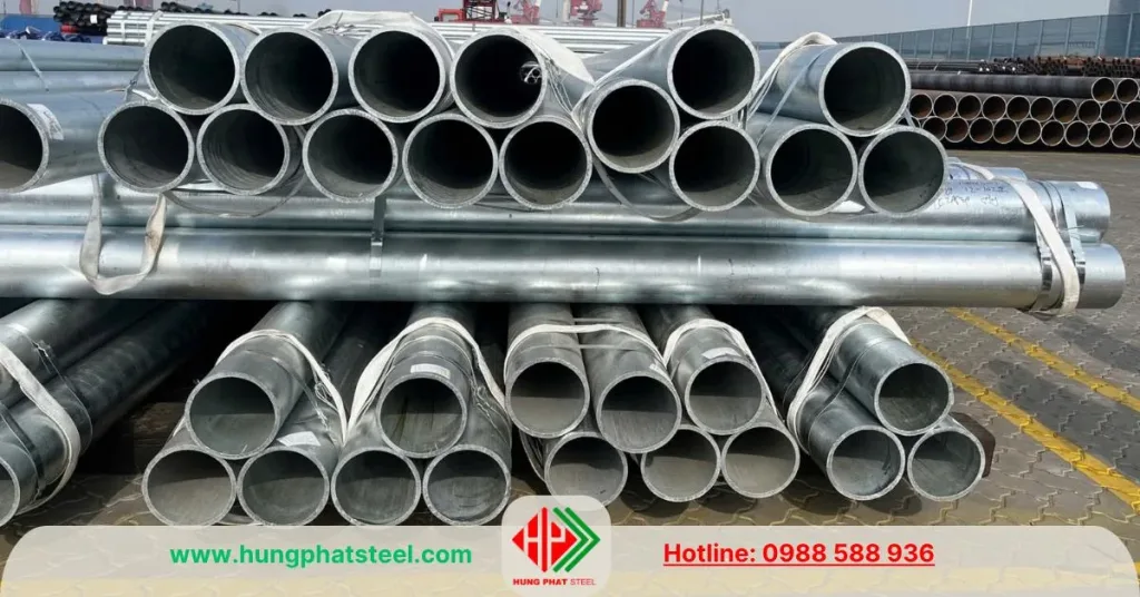 Ống thép đúc mạ kẽm SCH40 ASTM A53 A106