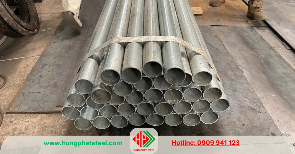 Ống thép mạ kẽm Hòa phát phi 90