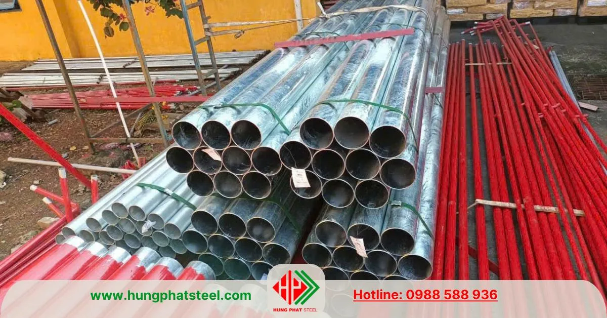 Ống thép mạ kẽm dùng cho hệ thống PCCC