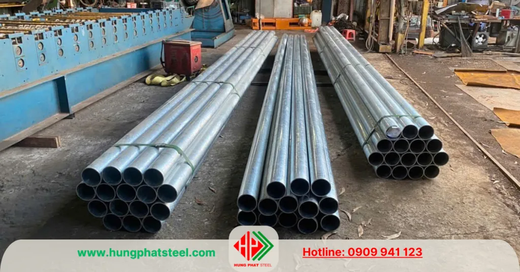 Ống thép mạ kẽm nhúng nóng Hòa Phát (2)