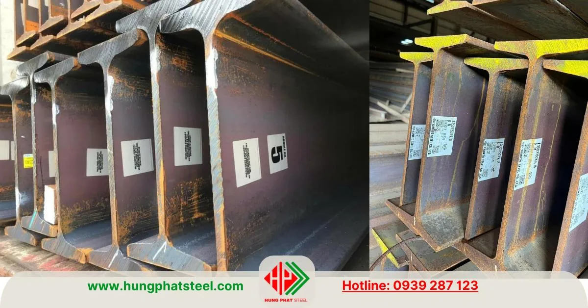 Thép hình I cánh côn (I cầu trục)