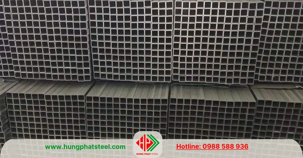 Thép hộp vuông đen giá rẻ