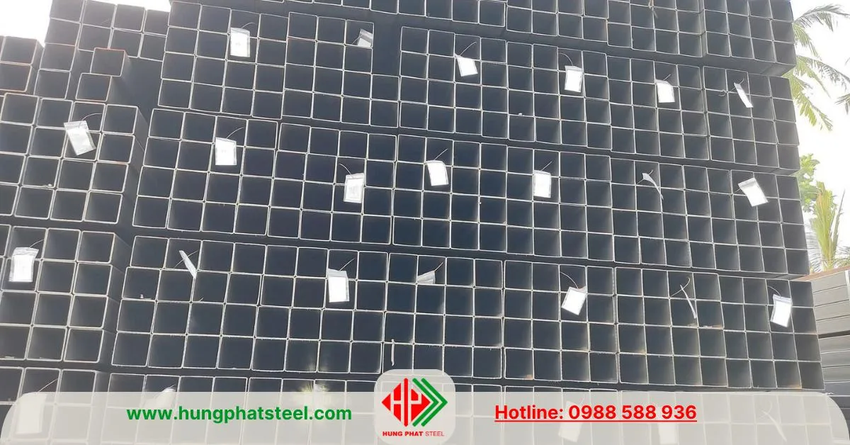 Thép hộp vuông đen giá rẻ