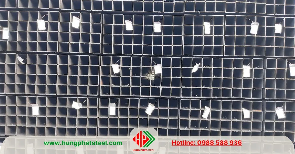 Thép hộp vuông đen giá rẻ