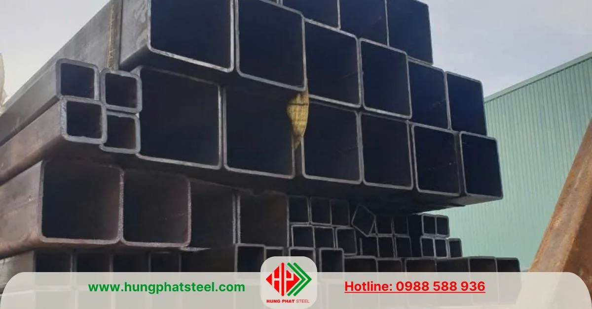 Thép hộp vuông đen giá rẻ