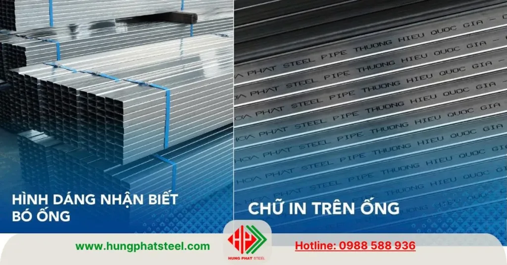Hình ảnh thép hộp mạ kẽm chính hãng