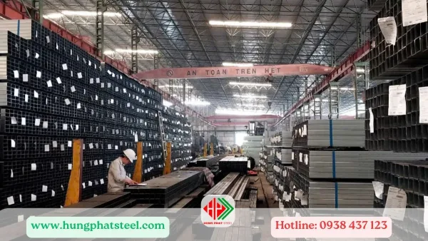 Cập nhật bảng giá thép hộp mạ kẽm mới nhất năm 2026 tại Thép Hùng Phát