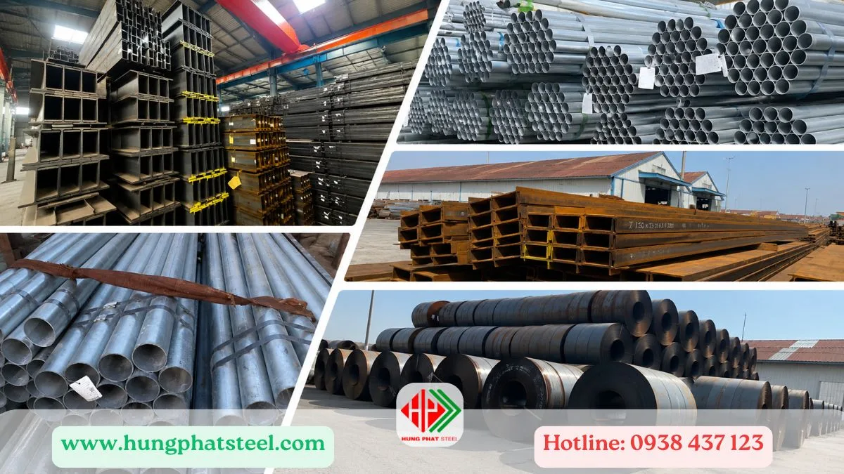 Hệ thống kho hàng lớn của Thép Hùng Phát luôn sẵn sàng cung cấp ống thép đúc chất lượng cao.