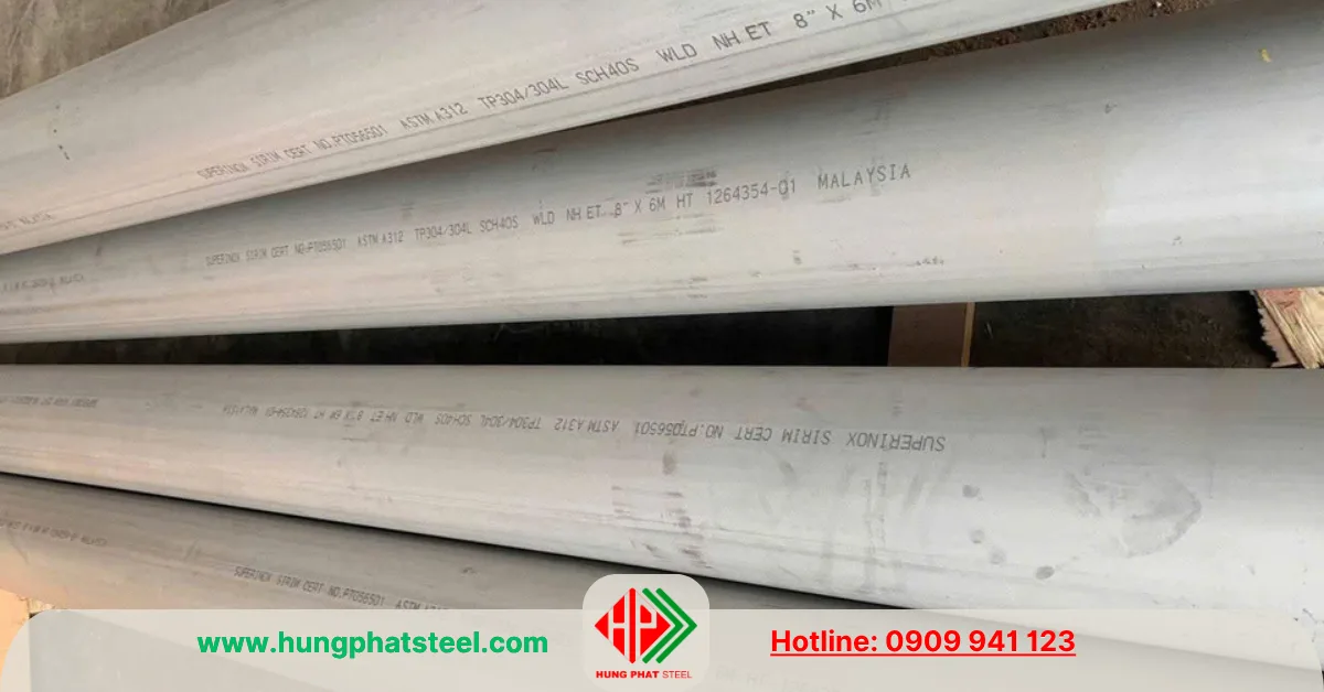 Ống đúc INOX DN200 (phi 219)