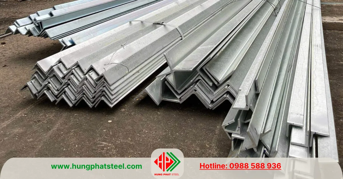 Thép hình V125 mạ kẽm nhúng nóng