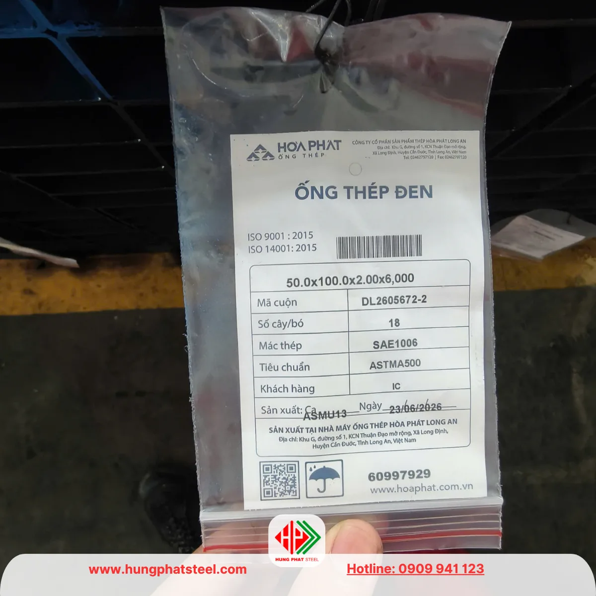 Thép hộp Hòa Phát 50x100