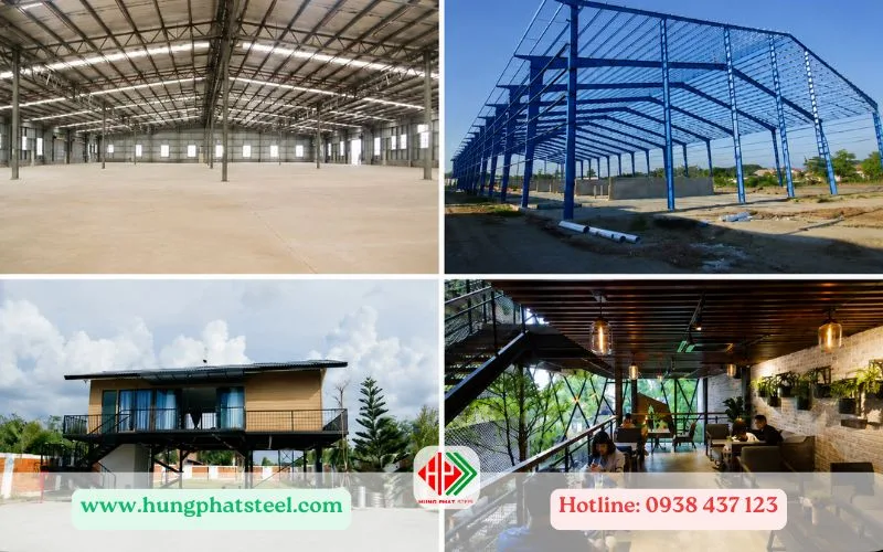 Thép hộp vuông được ứng dụng rộng rãi.