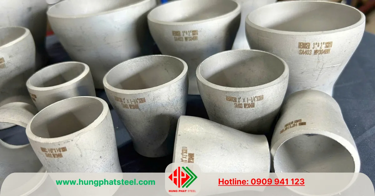Bầu giảm inox SCH10 (côn thu)