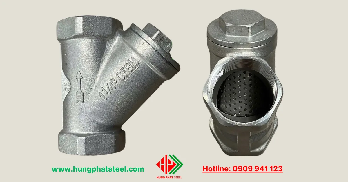 Cấu tạo của Y lọc INOX