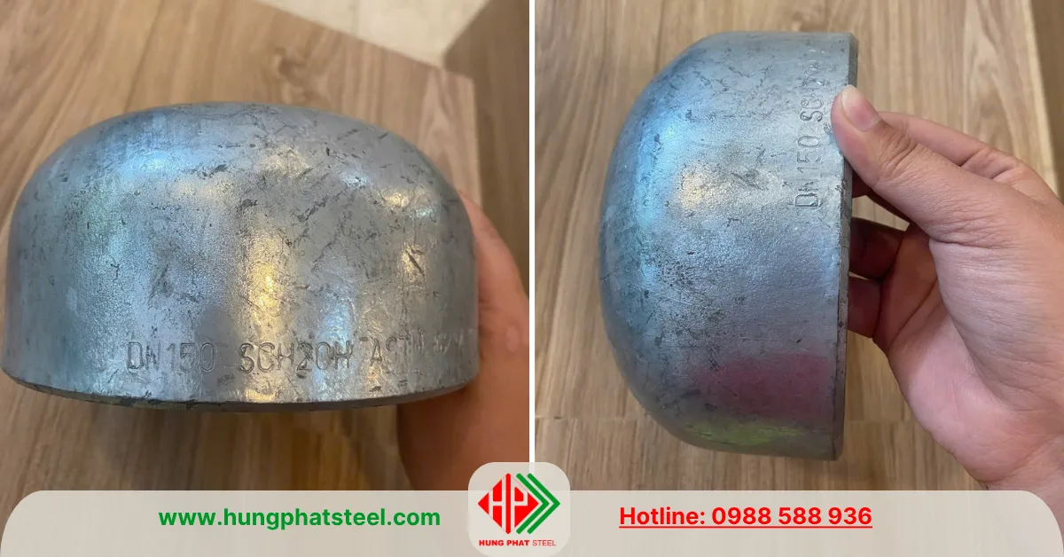 Chén hàn D150 (phi 168) mạ kẽm