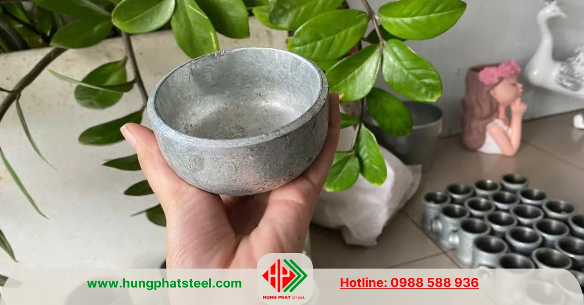 Chén hàn DN100 (D114, 4inch) mạ kẽm