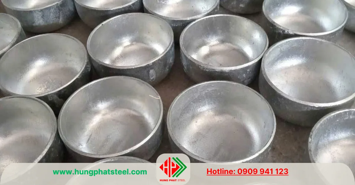 Chén hàn DN150 (D168, 6inch) mạ kẽm