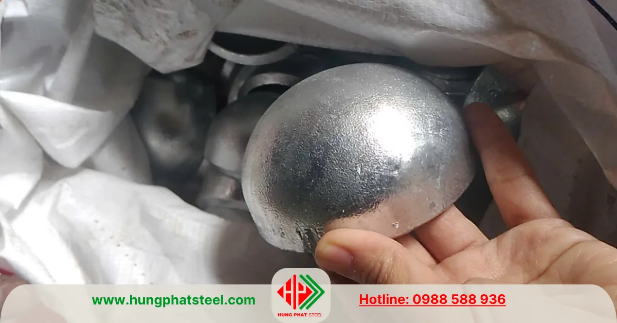 Chén hàn DN80 (Phi 90) mạ kẽm