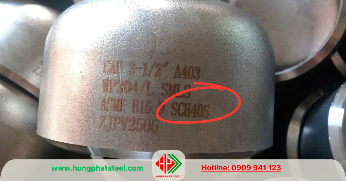 Chén hàn inox SCH40