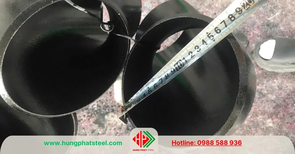 Co Hàn DN150 (6 Inch, Cút thép D168)