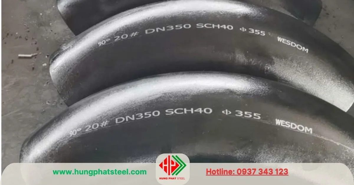 Co Hàn DN350 (Cút thép D355, 14inch)