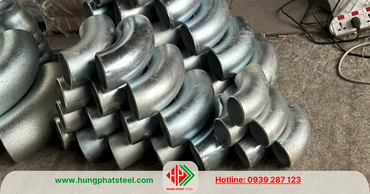 Co hàn DN100 SCH40 mạ kẽm