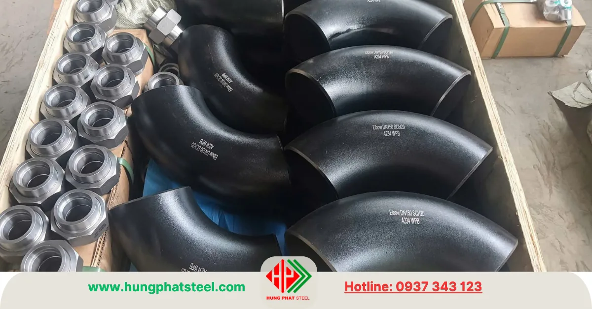 Co hàn DN150 SCH20 (Phi 168)