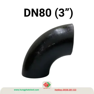 Co hàn DN80 (3inch, Cút thép D90)