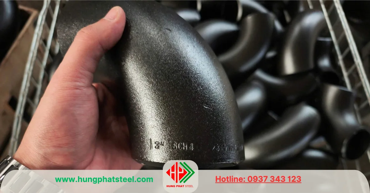Co hàn DN80 SCH40 LR (co dài)