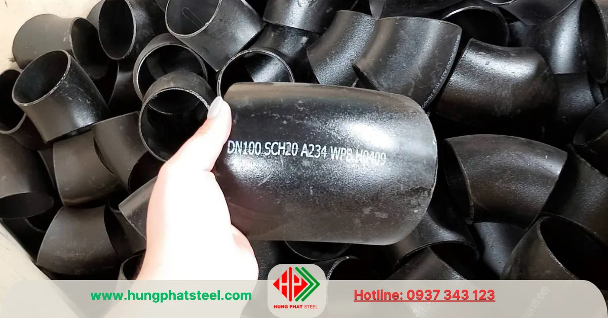 Co lơi hàn DN100 (45 độ, chếch)