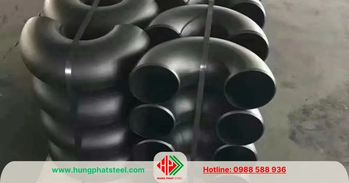 Co thép hàn 180 độ DN100 (phi 114)