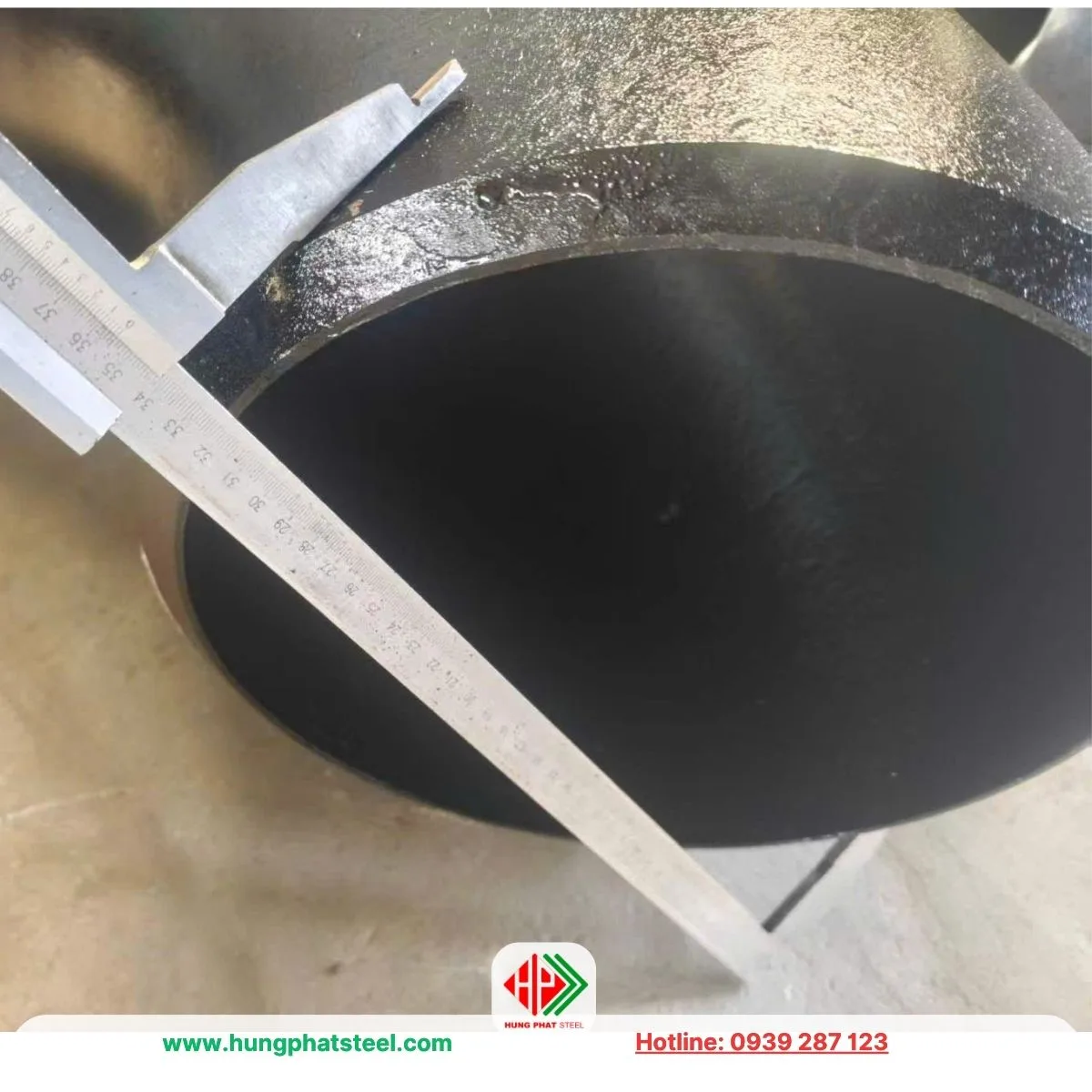 Co thép hàn DN350 (D355)