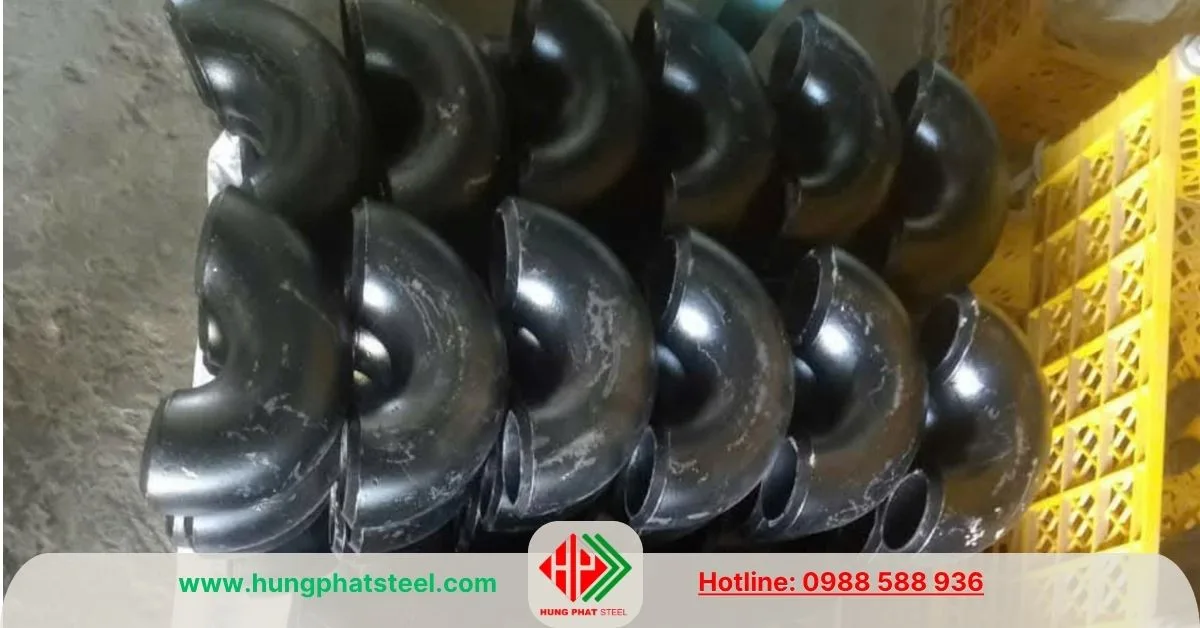 Co thép hàn phi 90 kiểu dáng 180 độ