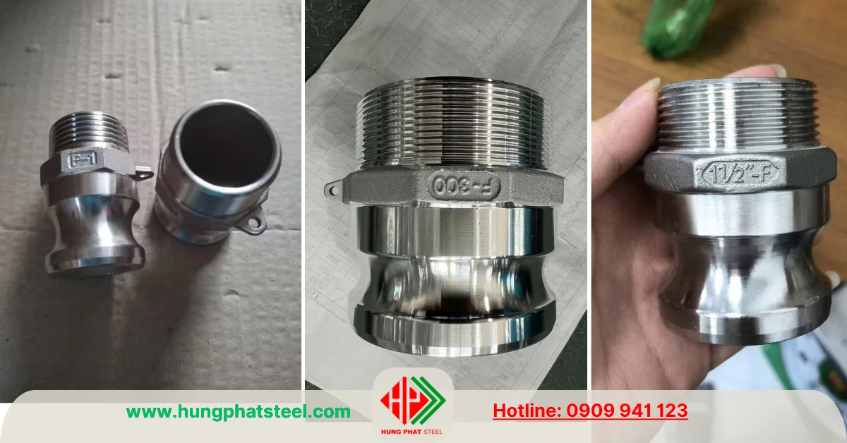 Hình ảnh khớp nối nhanh inox Type F