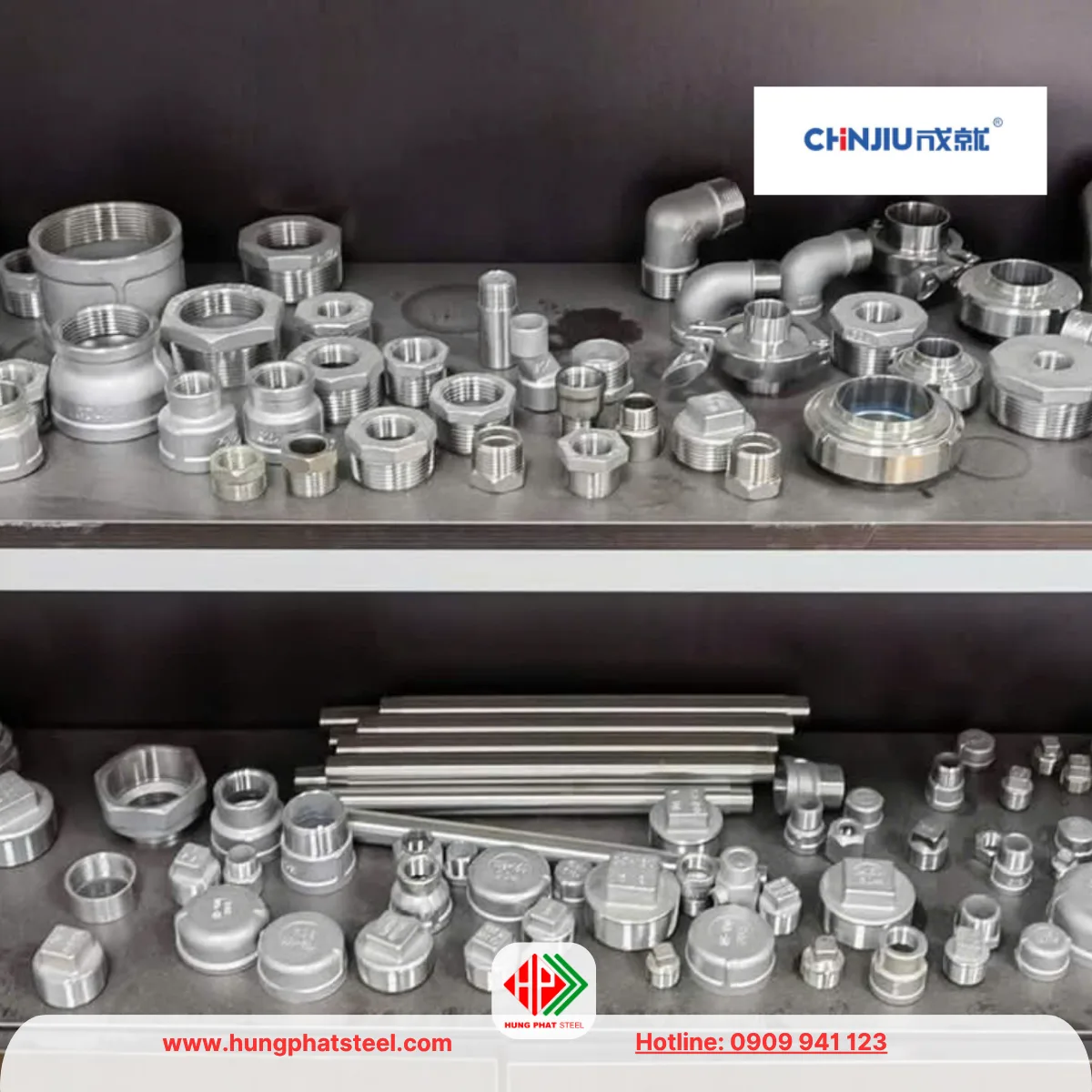Hình ảnh phụ kiện ren INOX Chinjiu