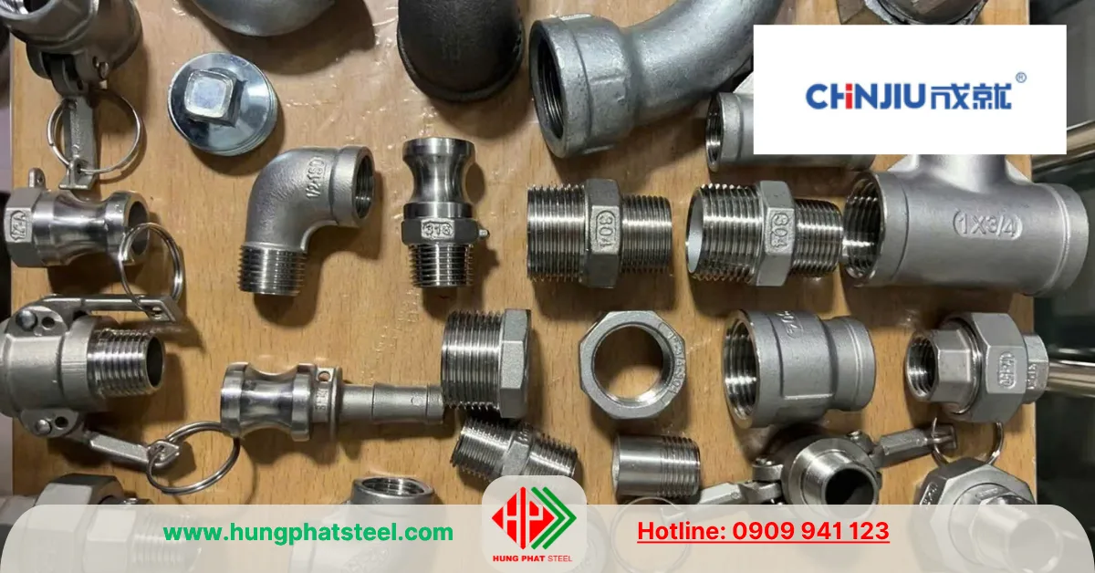 Hình ảnh phụ kiện ren INOX Chinjiu