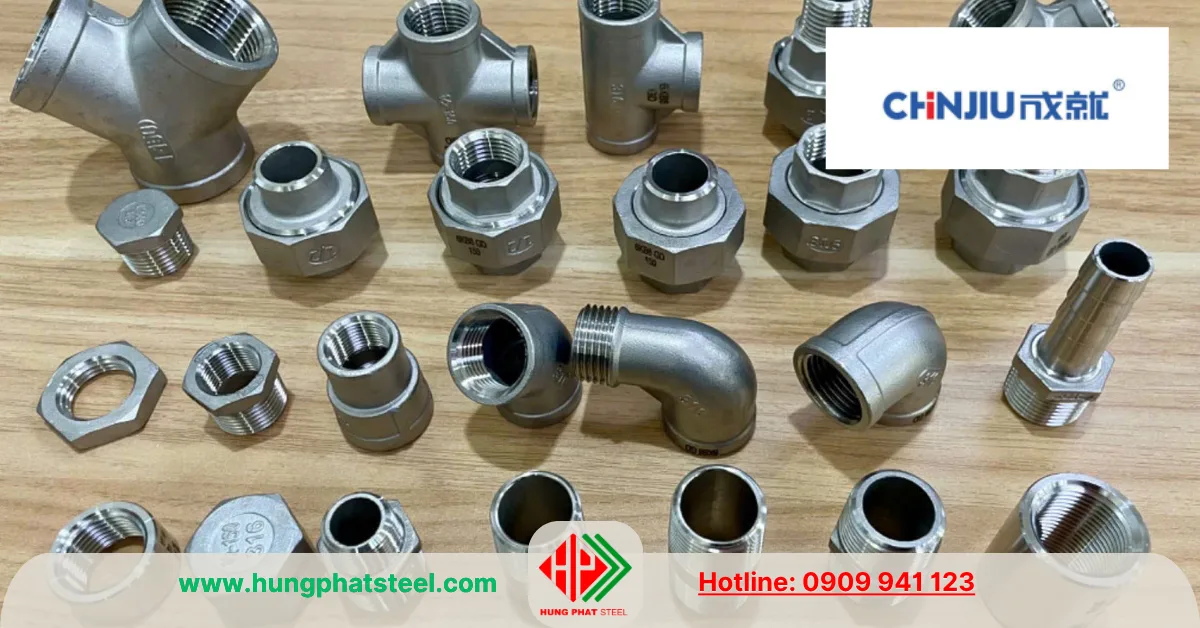 Hình ảnh phụ kiện ren INOX Chinjiu