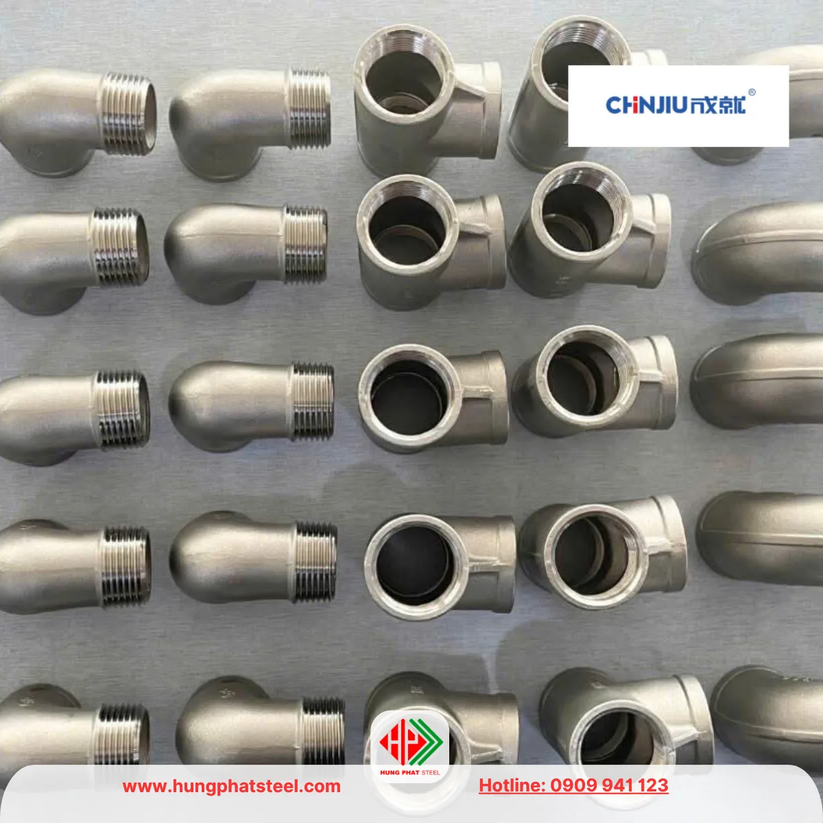 Hình ảnh phụ kiện ren INOX Chinjiu
