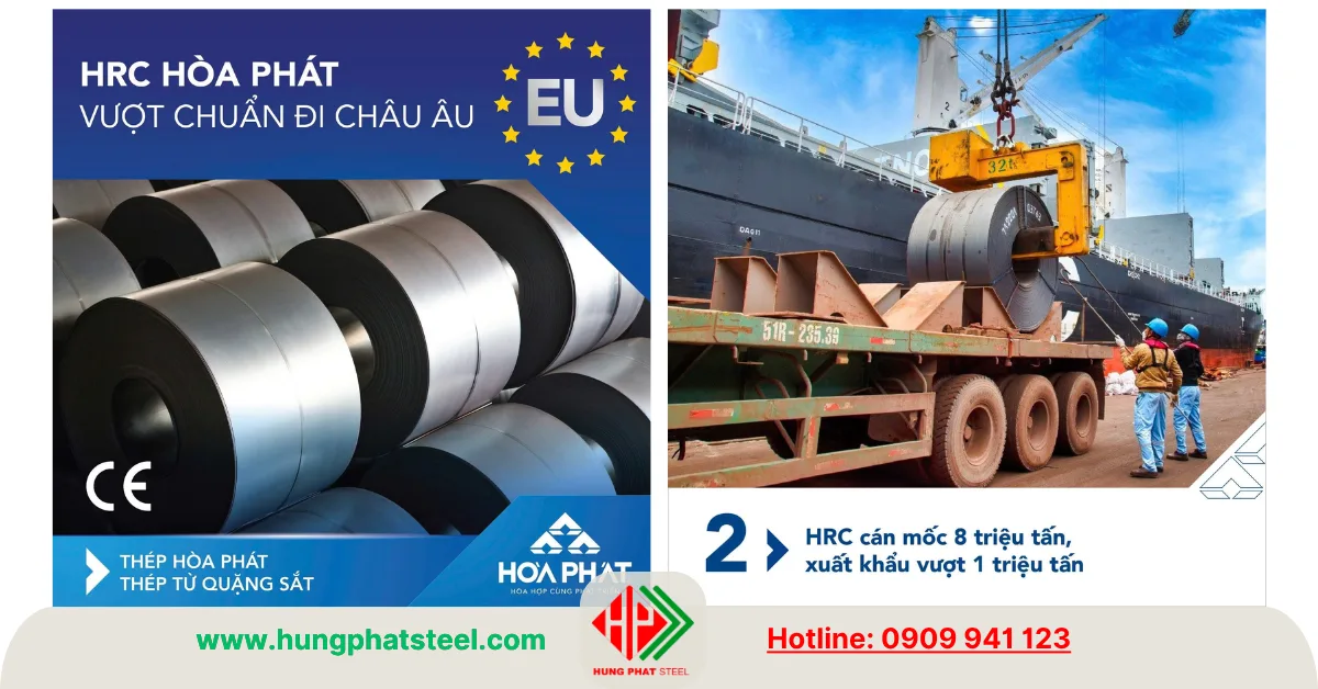 Khả năng xuất khẩu của thép cuộn Hòa Phát