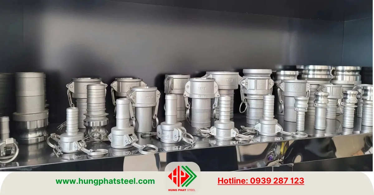 Khớp Nối Nhanh INOX Type A B C D E F DP DC (Camlock Coupling)
